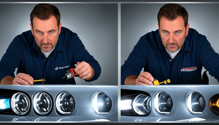 Wie stelle ich die Scheinwerfer meines Autos richtig ein?