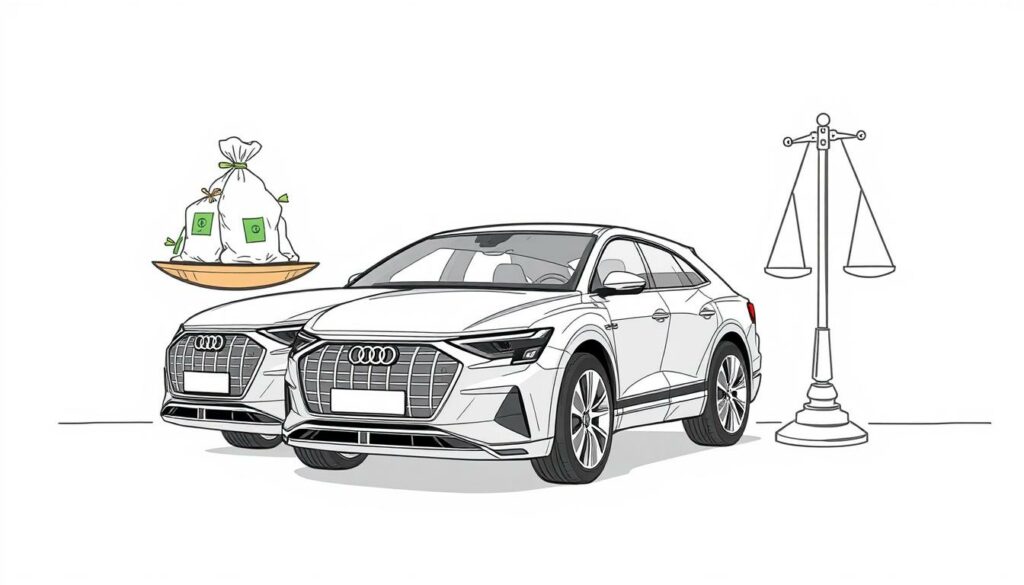 Versicherungsvergleich Audi Q8 e-tron